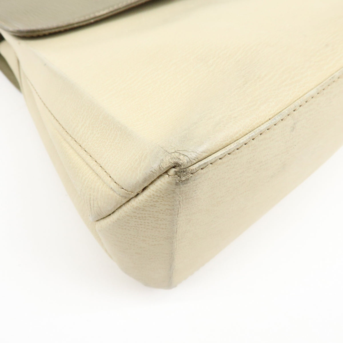 Loewe Vintage Velazquez Top Handle Leather Beige Leather Handbag (Pre-Owned)