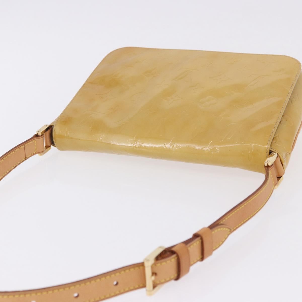 Louis Vuitton Thompson Street Monogram Vernis Yellow Patent_Leather Shoulder Bag Bag (Pre-Owned)