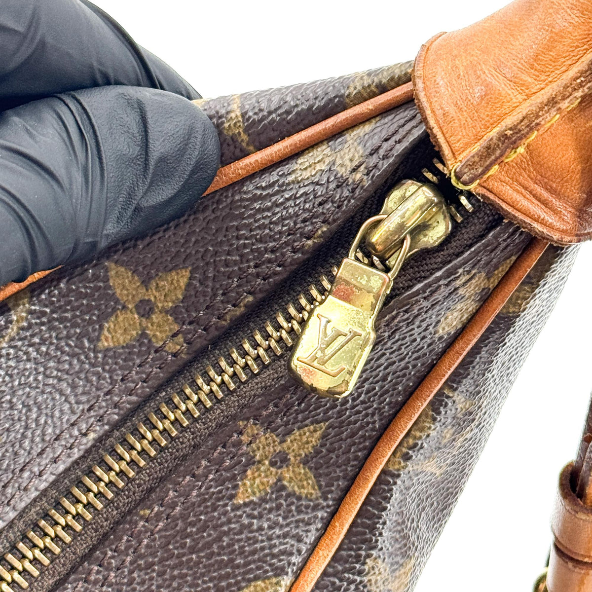Louis Vuitton Boulogne Monogram Canvas Brown Canvas Handbag (Pre-Owned)