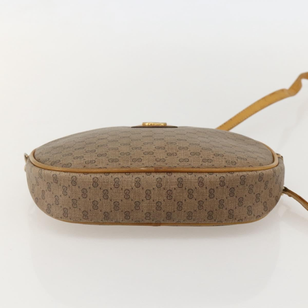 Gucci Micro Gg Supreme Gg Canvas Beige Pvc Shoulder Bag Bag (Pre-Owned)