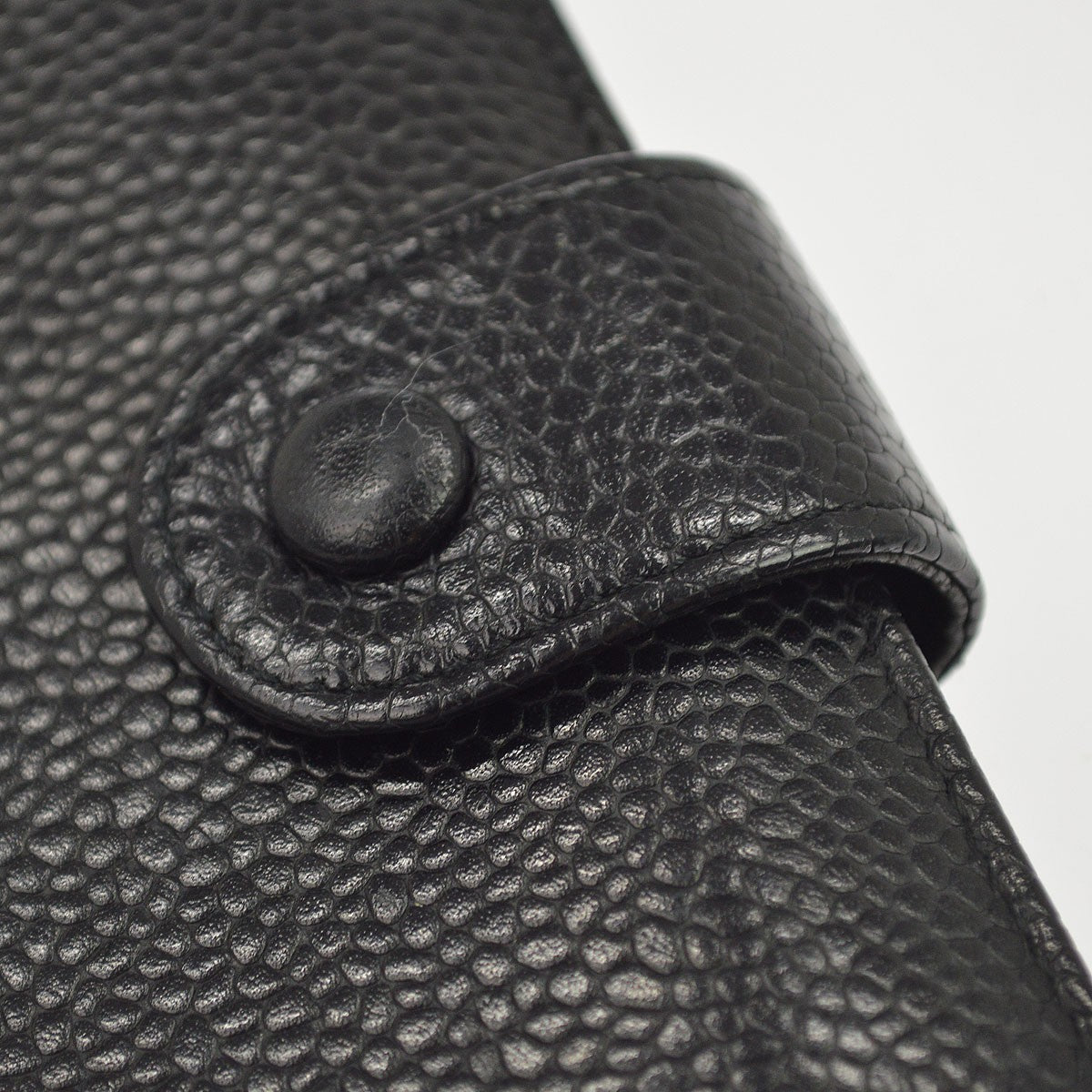 Chanel Timeless Cc French Caviar Black Leather Wallets Accessory (Pre-Owned)