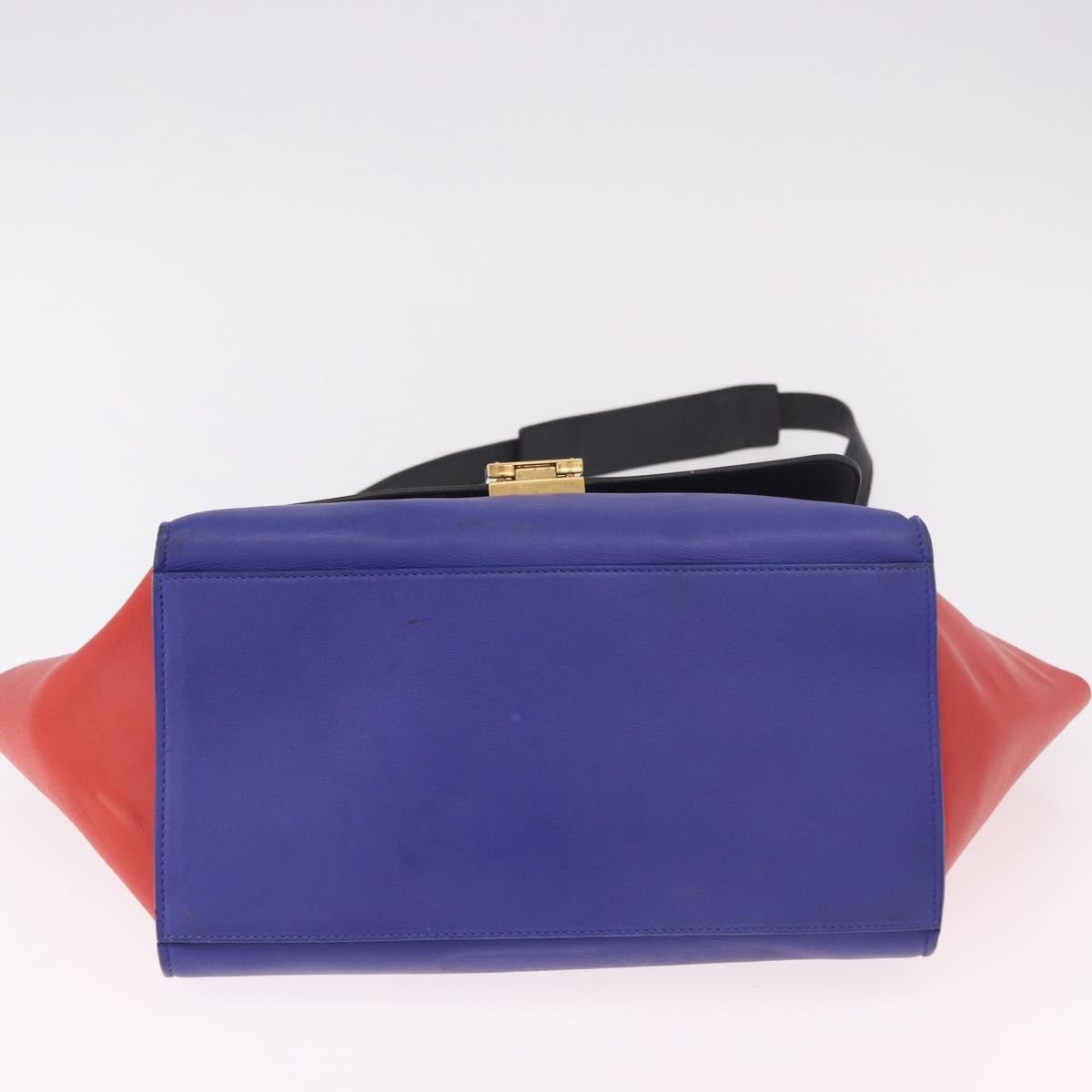 Celine Tricolor Trapeze Leather Multicolour Leather Handbag (Pre-Owned)