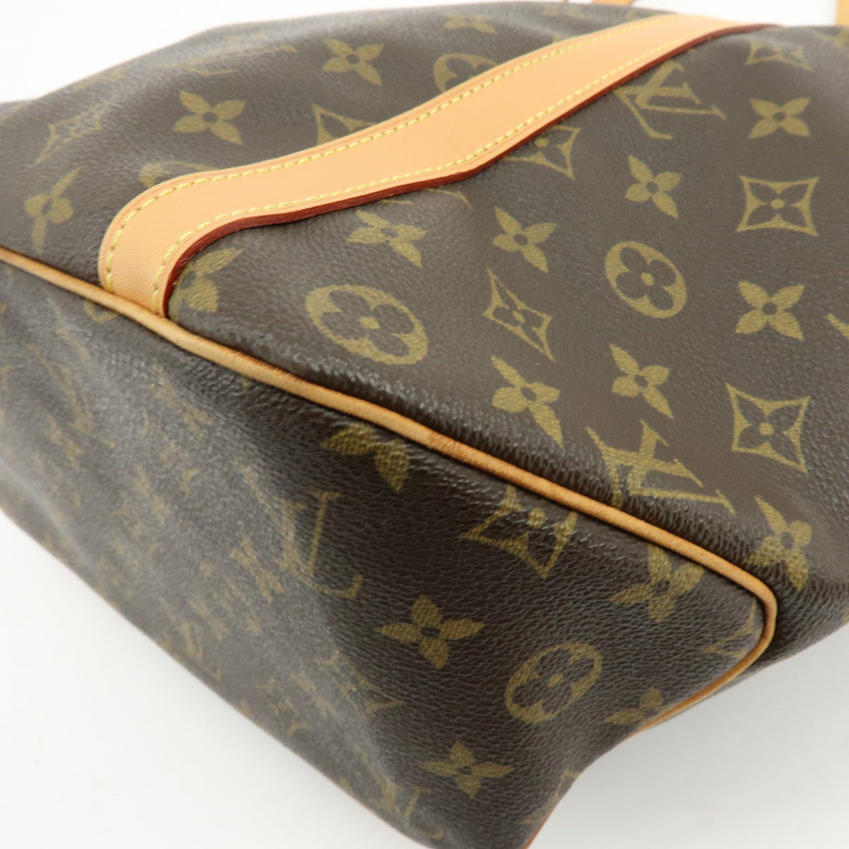 Louis Vuitton Shopping Sac Monogram Canvas Brown Canvas Handbag (Pre-Owned)