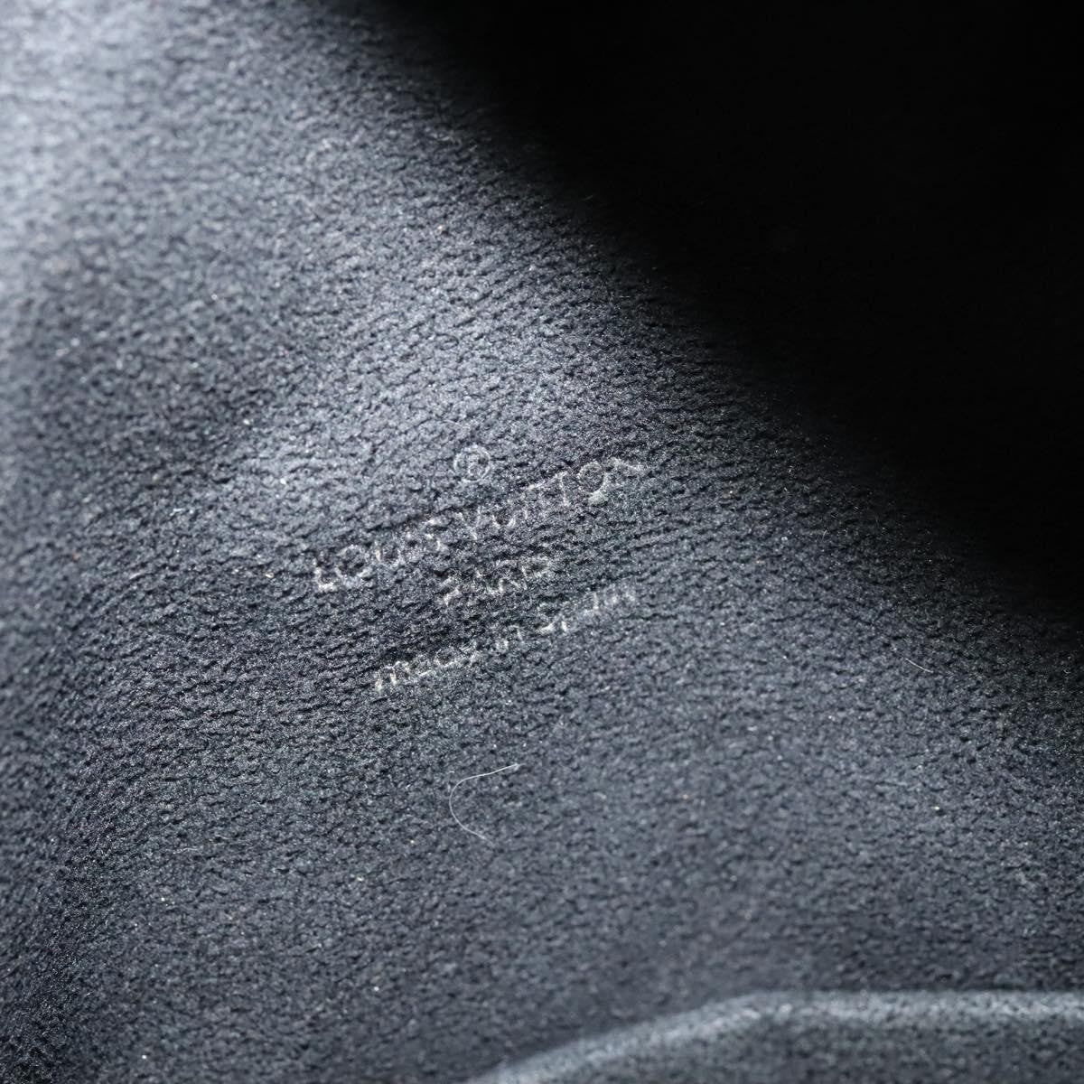 Louis Vuitton Clarkson Messenger Monogram Shadow Leather Black Leather Bag (Pre-Owned)