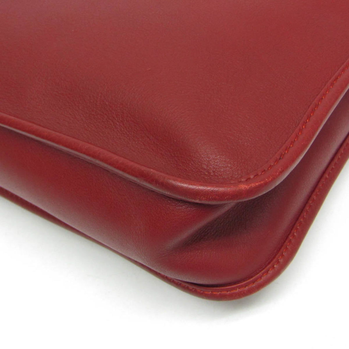 Loewe Toledo Leather Red Leather Briefcase Bag (Pre-Owned)