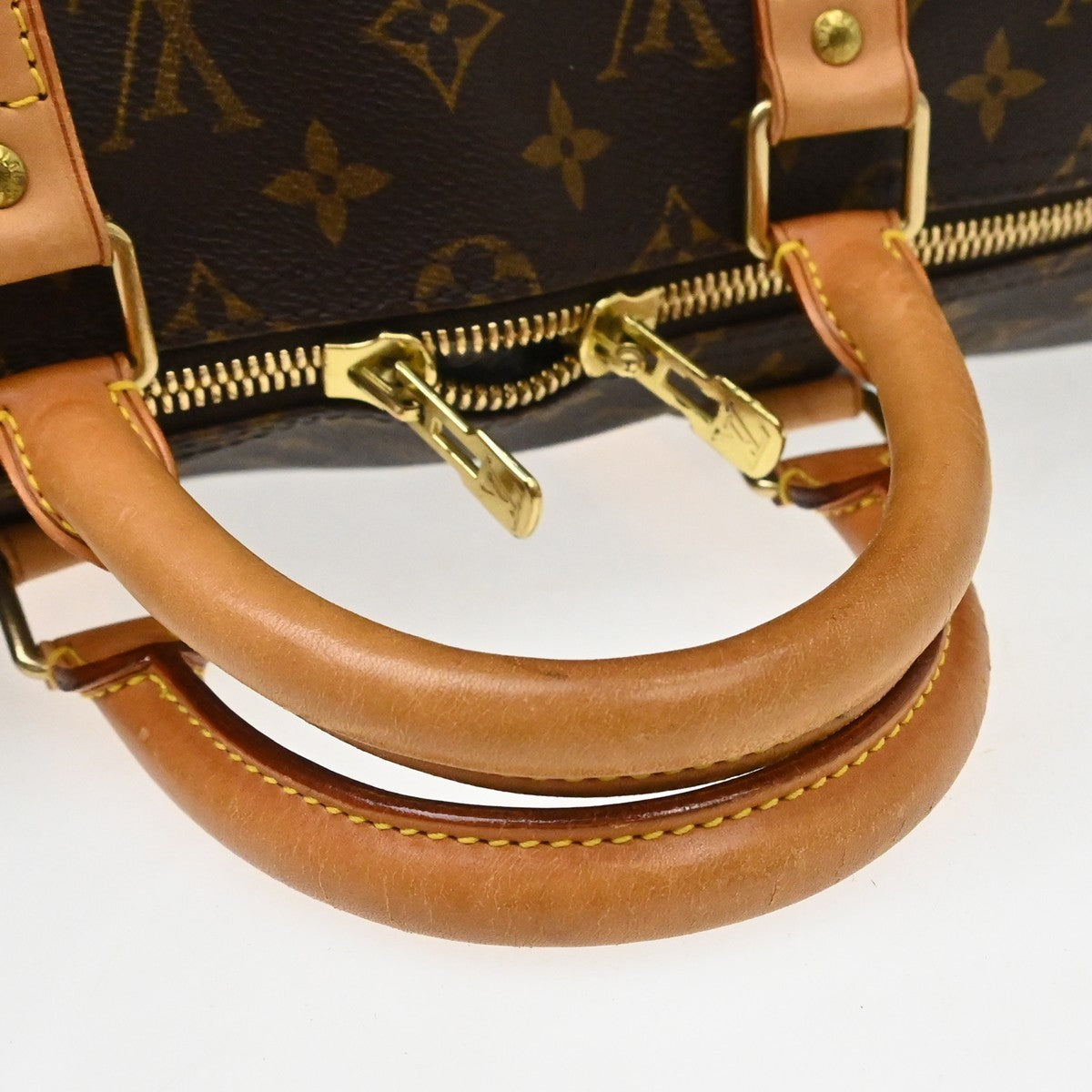 Louis Vuitton Keepall Monogram Canvas Brown Canvas Travel Bag Bag (Pre-Owned)