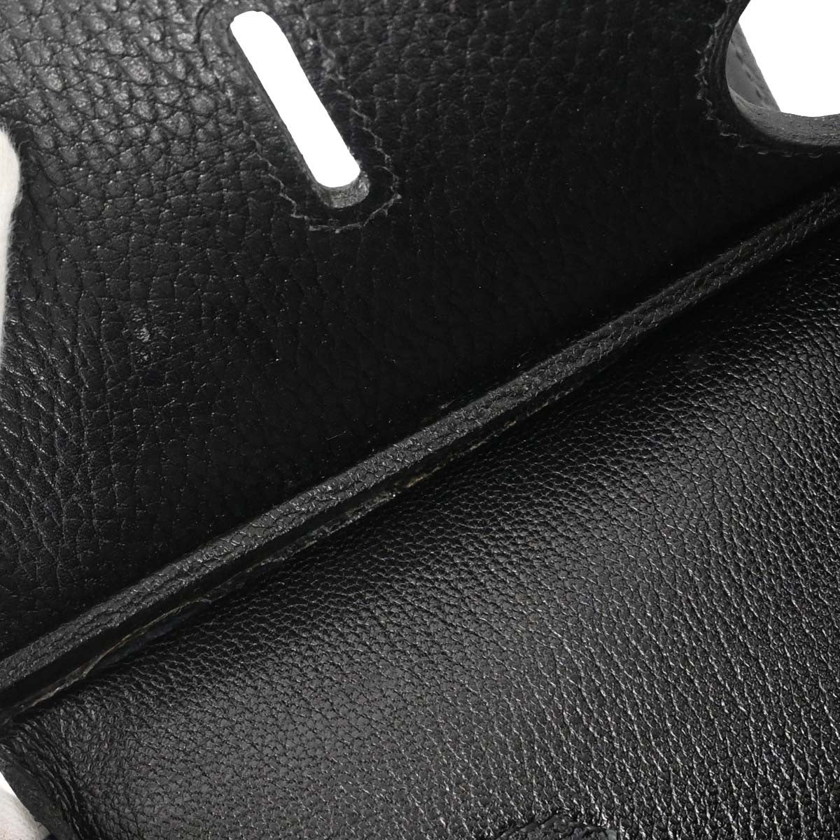 Hermes Birkin Black Ardennes With Gold Hardware Black Leather Handbag (Pre-Owned)