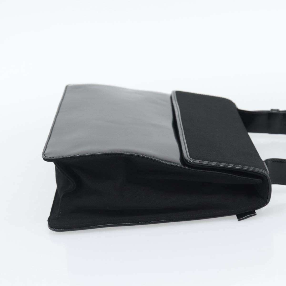 Prada Vintage Patent Leather Black Patent_Leather Handbag (Pre-Owned)