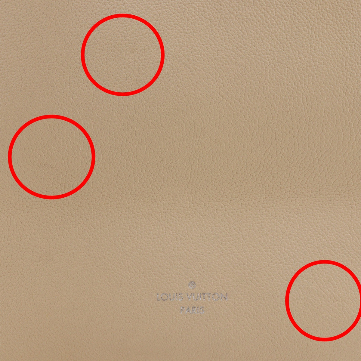 Louis Vuitton Lockme Cabas Leather Beige Leather Tote Bag Bag (Pre-Owned)