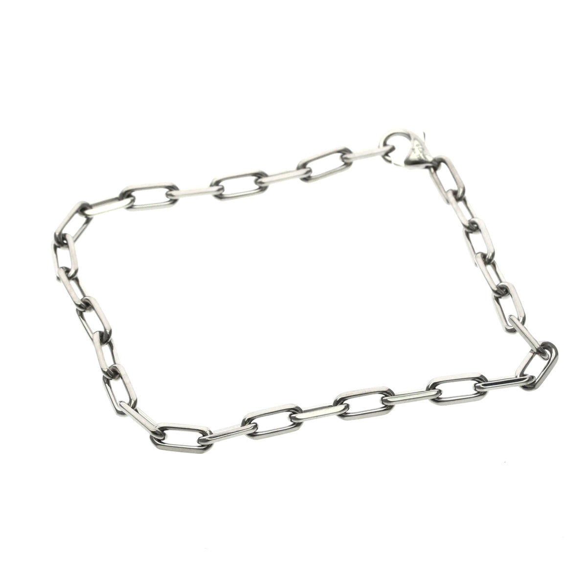 Cartier Santos De Cartier 18K White Gold Silver White_Gold Bracelet Jewelry (Pre-Owned)