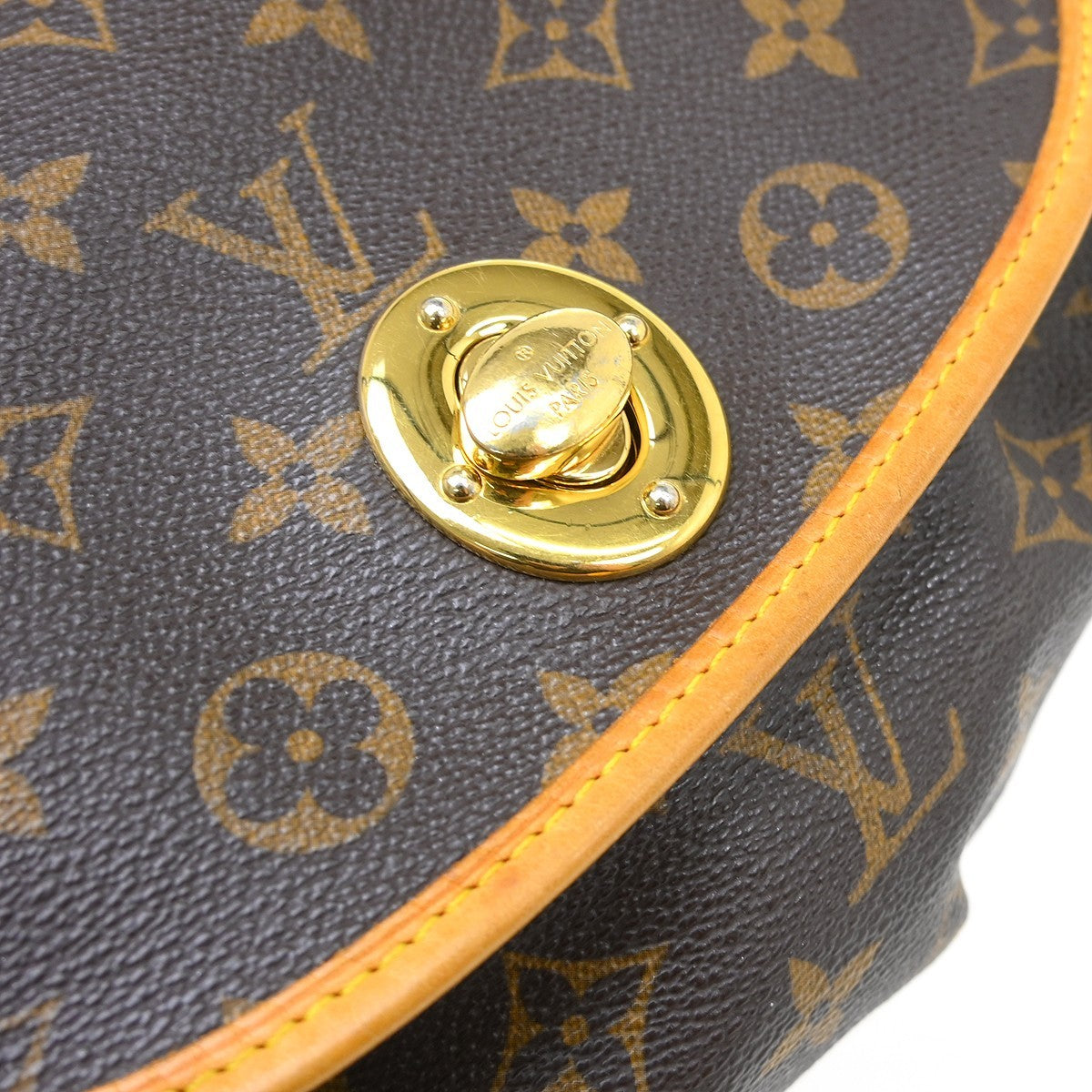 Louis Vuitton Tulum Monogram Canvas Brown Canvas Shoulder Bag Bag (Pre-Owned)