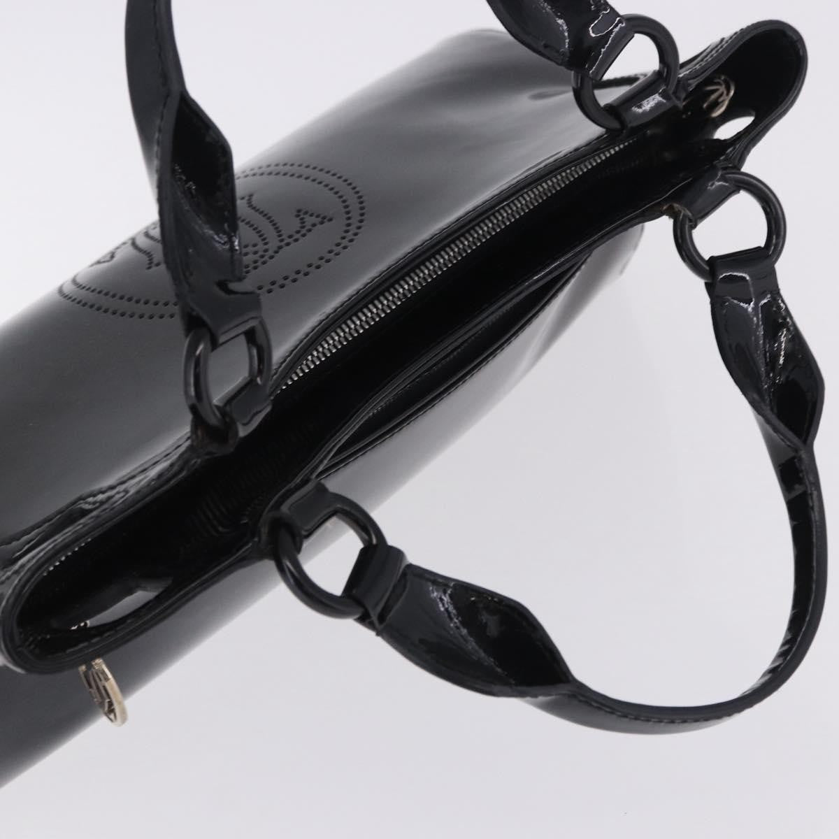 Cartier Marcello Patent Leather Black Patent_Leather Handbag (Pre-Owned)