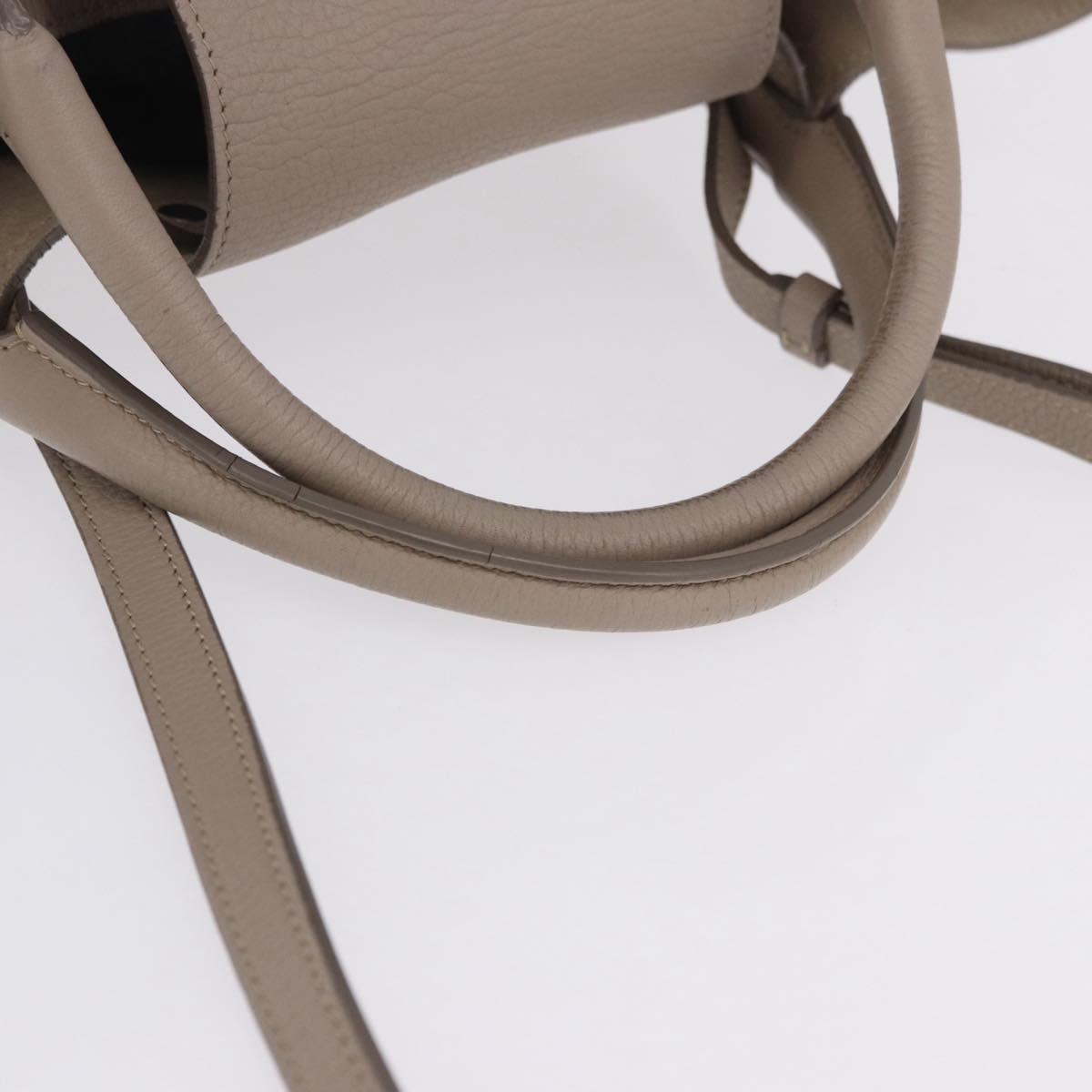 Celine Big Grained Calfskin Beige Leather Handbag (Pre-Owned)