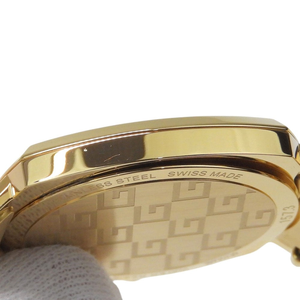 Gucci Grip Date Quartz Pvd Stainless Steel Watch (Pre-Owned)