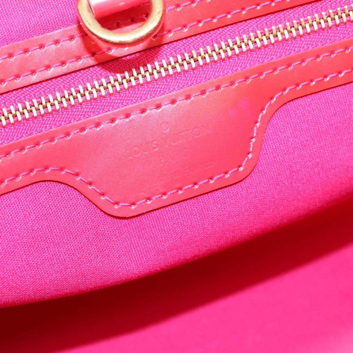 Louis Vuitton Wilshire Monogram Vernis Pink Patent_Leather Tote Bag Bag (Pre-Owned)