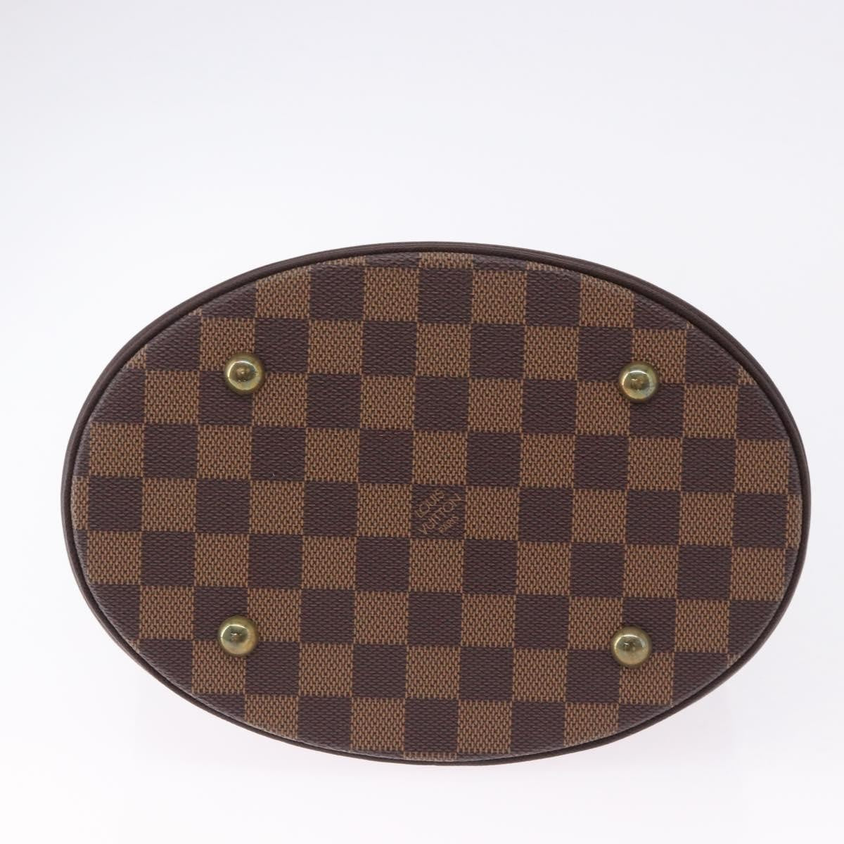 Louis Vuitton Marais Bucket Damier Ebene Brown Canvas Shoulder Bag Bag (Pre-Owned)