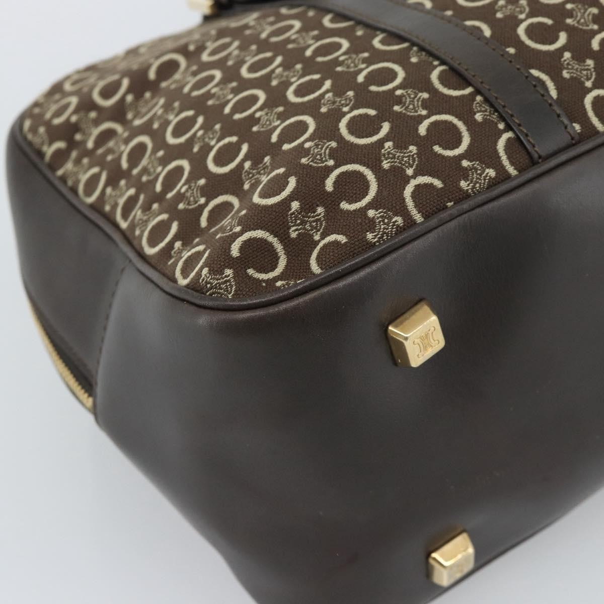 Celine C Macadam Canvas And Leather Brown Canvas Handbag (Pre-Owned)