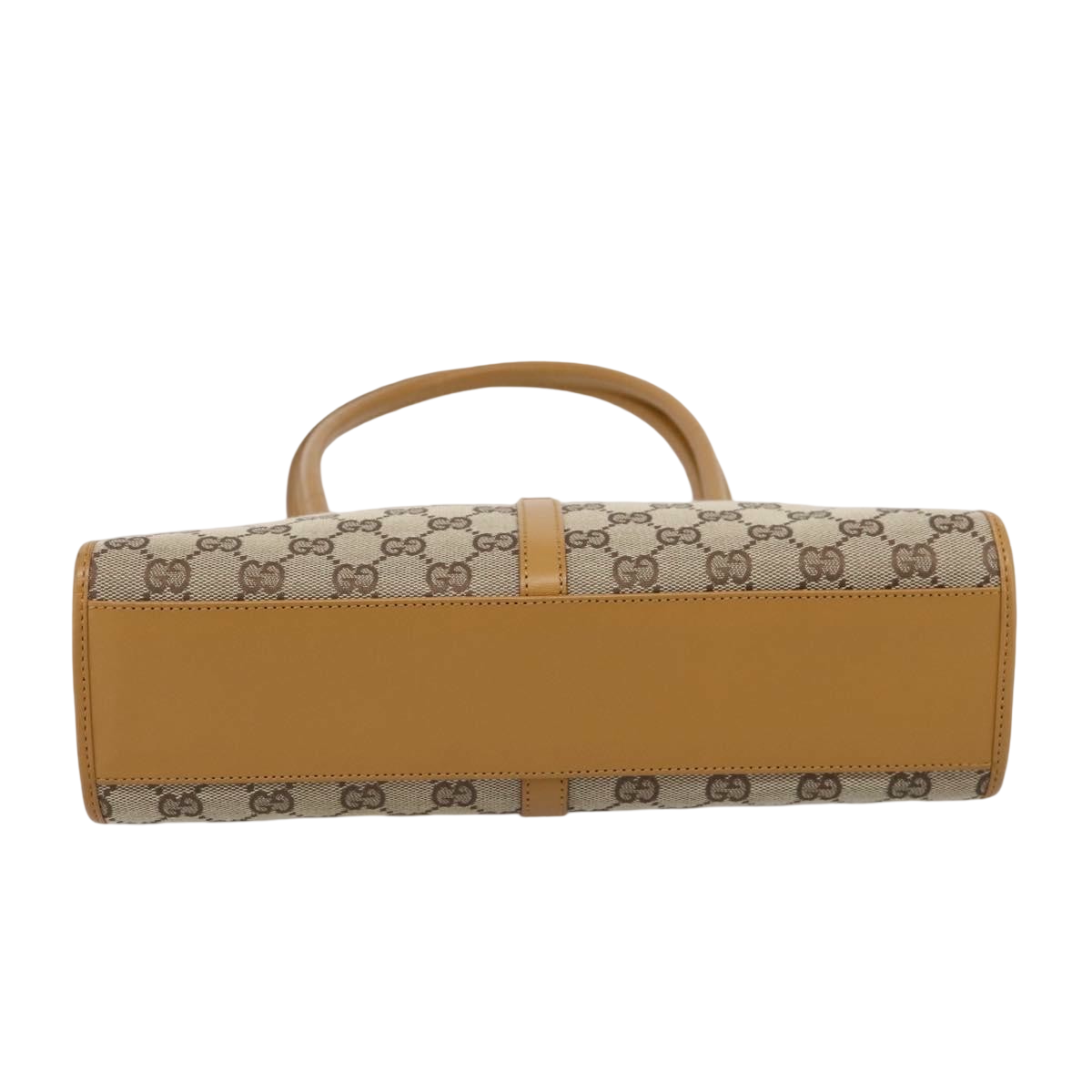 Gucci Jackie Gg Canvas Brown Canvas Tote Bag Bag (Pre-Owned)