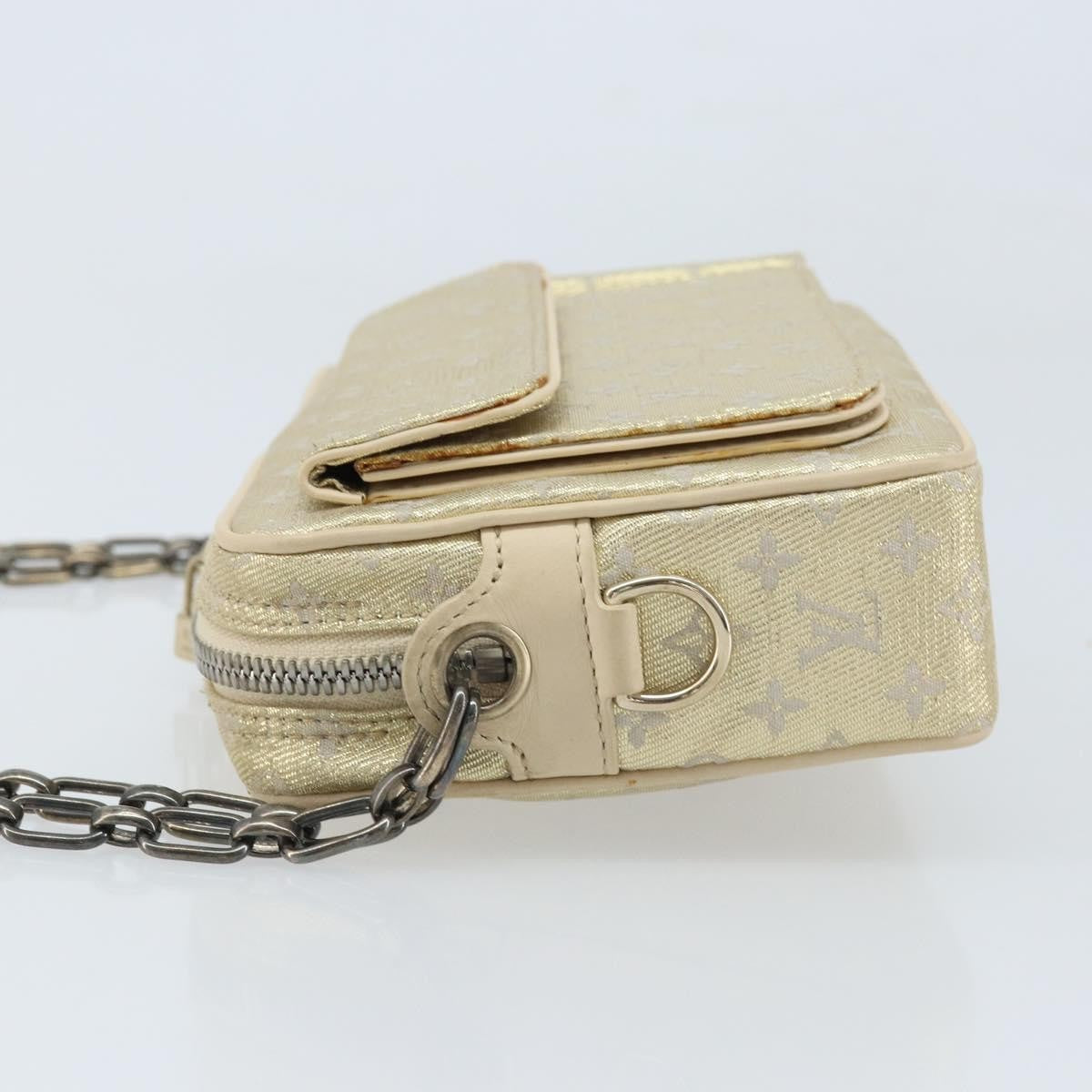 Louis Vuitton Mckenna Mini Lin Gold Canvas Shoulder Bag Bag (Pre-Owned)