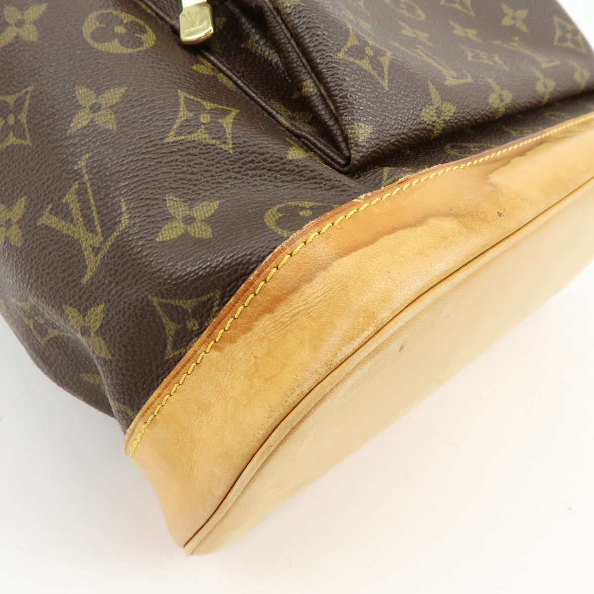 Louis Vuitton Vintage Montsouris Monogram Canvas Brown Canvas Backpack Bag (Pre-Owned)