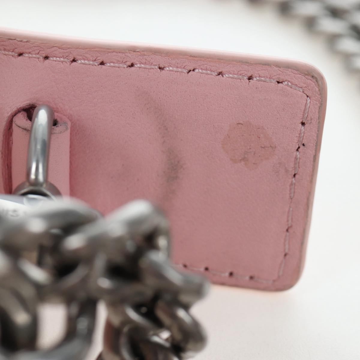 Louis Vuitton New Wave Chain Quilted Leather Pink Leather Handbag (Pre-Owned)