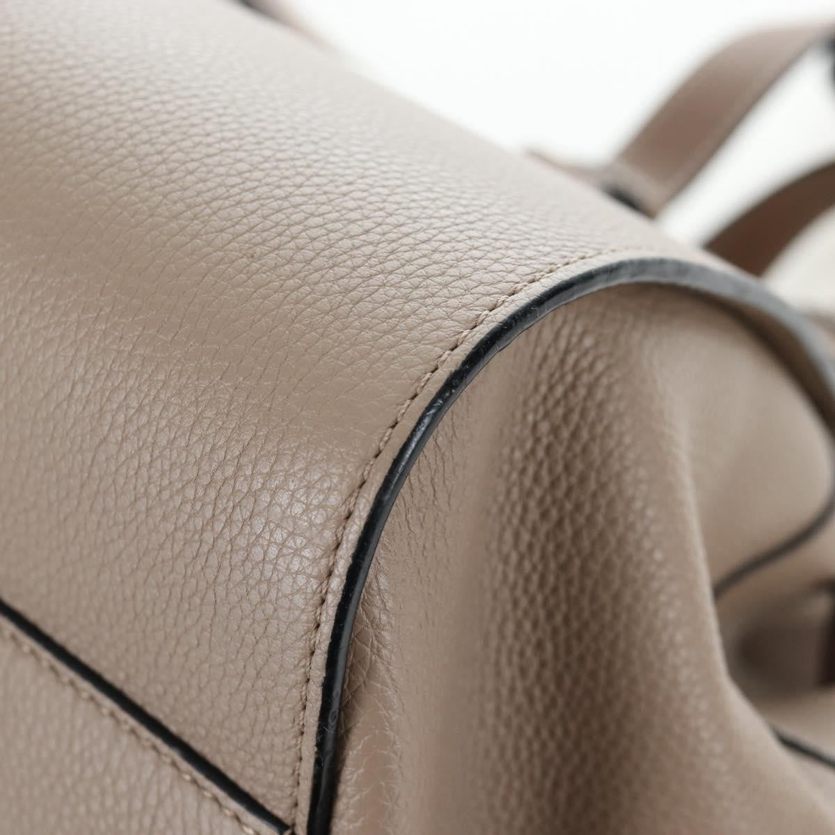 Loewe Hammock Leather Beige Leather Handbag (Pre-Owned)