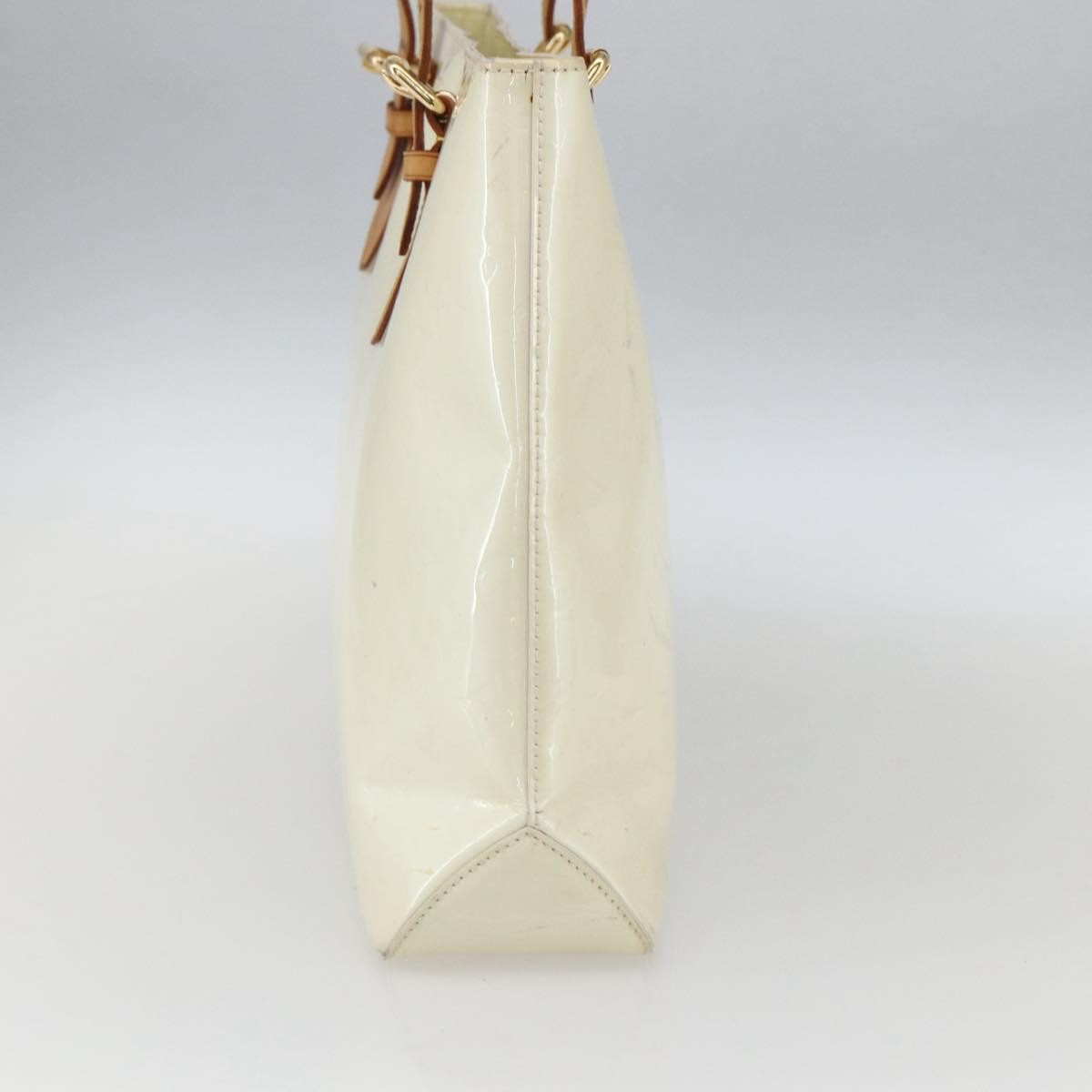 Louis Vuitton Brentwood Monogram Vernis Beige Patent_Leather Tote Bag Bag (Pre-Owned)