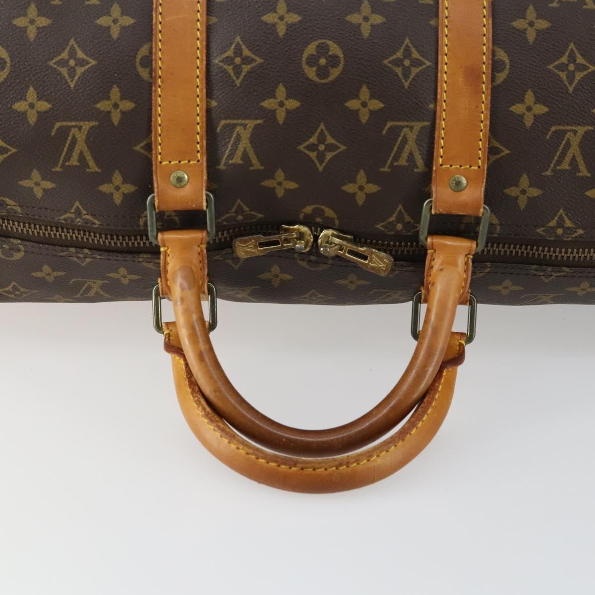 Louis Vuitton Keepall Monogram Canvas Brown Canvas Travel Bag Bag (Pre-Owned)