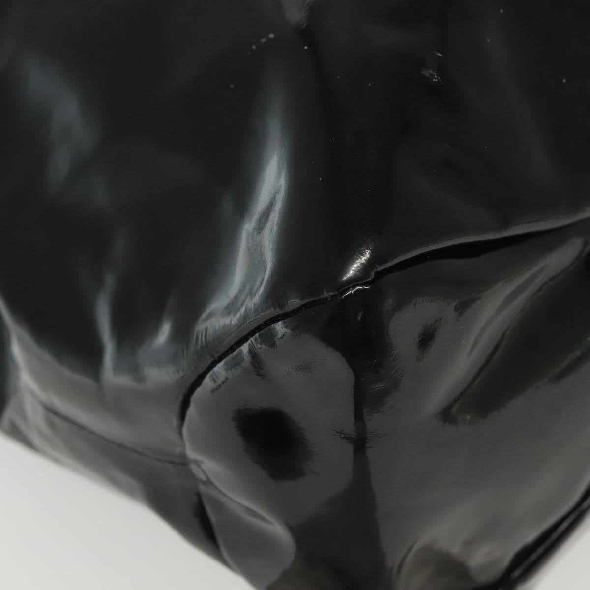 Salvatore Ferragamo Vala Tote Patent Leather Black Patent_Leather Tote Bag Bag (Pre-Owned)