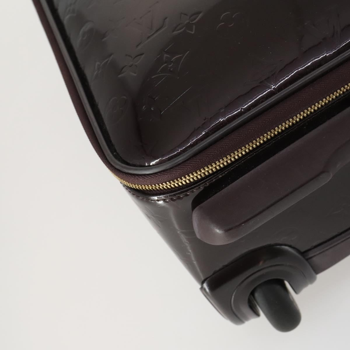 Louis Vuitton Pegase Luggage Monogram Vernis Brown Patent_Leather Travel Bag Bag (Pre-Owned)
