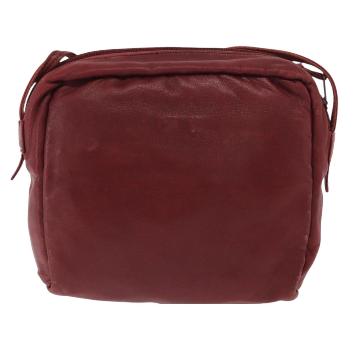Loewe Vintage Leather Red Leather Shoulder Bag Bag (Pre-Owned)