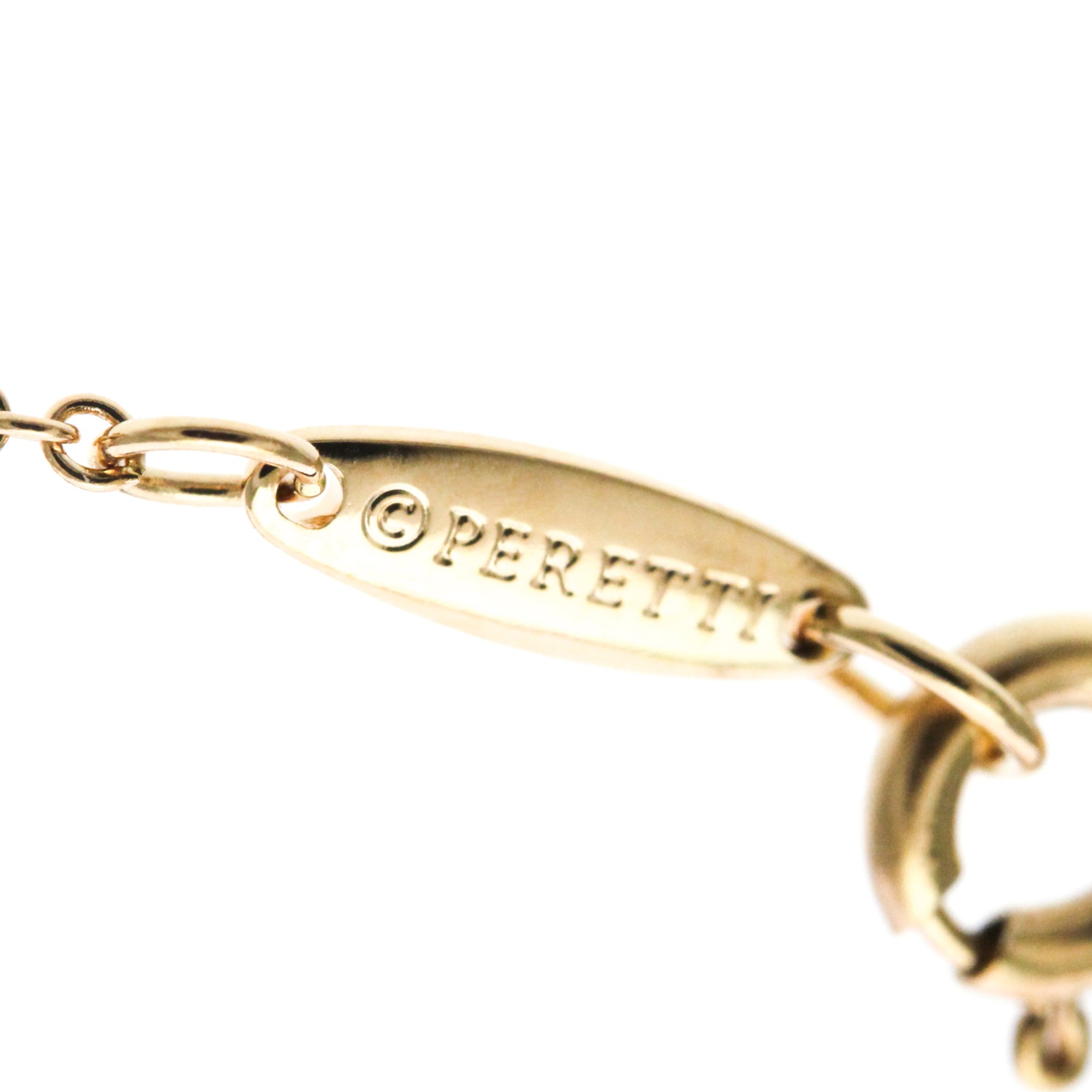 Tiffany & Co. Peretti Diamonds By The Yard 18K Rose Gold With Diamond Gold Pink_Gold Bracelet Jewelry (Pre-Owned)