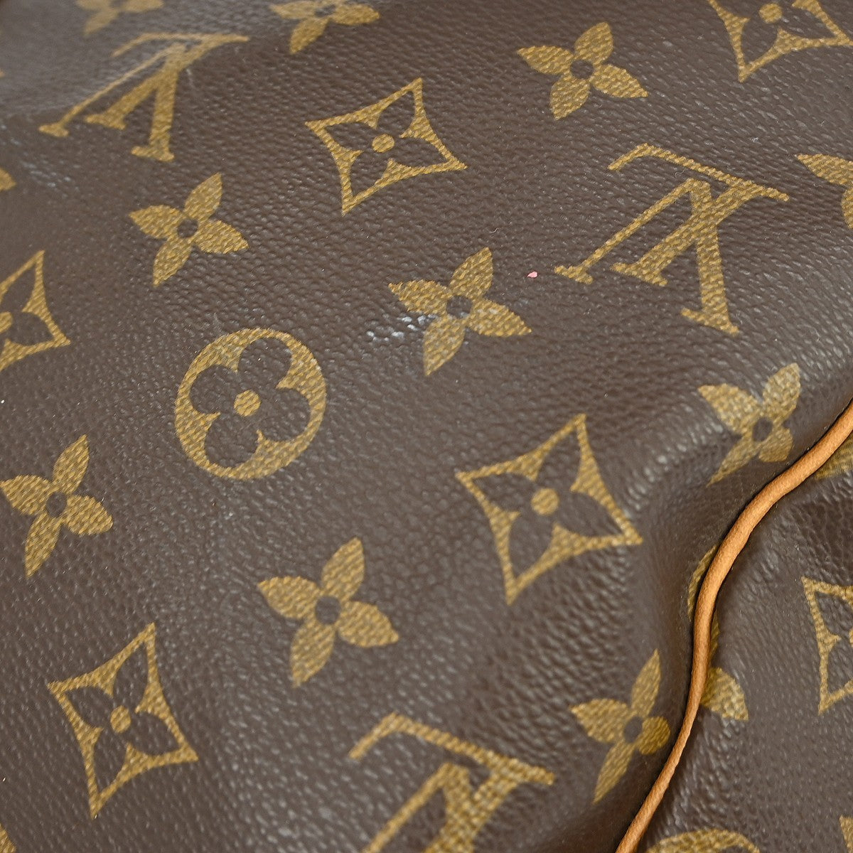 Louis Vuitton Keepall Monogram Brown Canvas Travel Bag Bag (Pre-Owned)