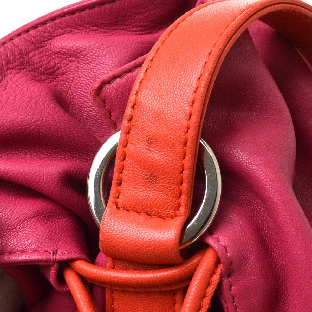 Loewe Flamenco Leather Pink Leather Shoulder Bag Bag (Pre-Owned)