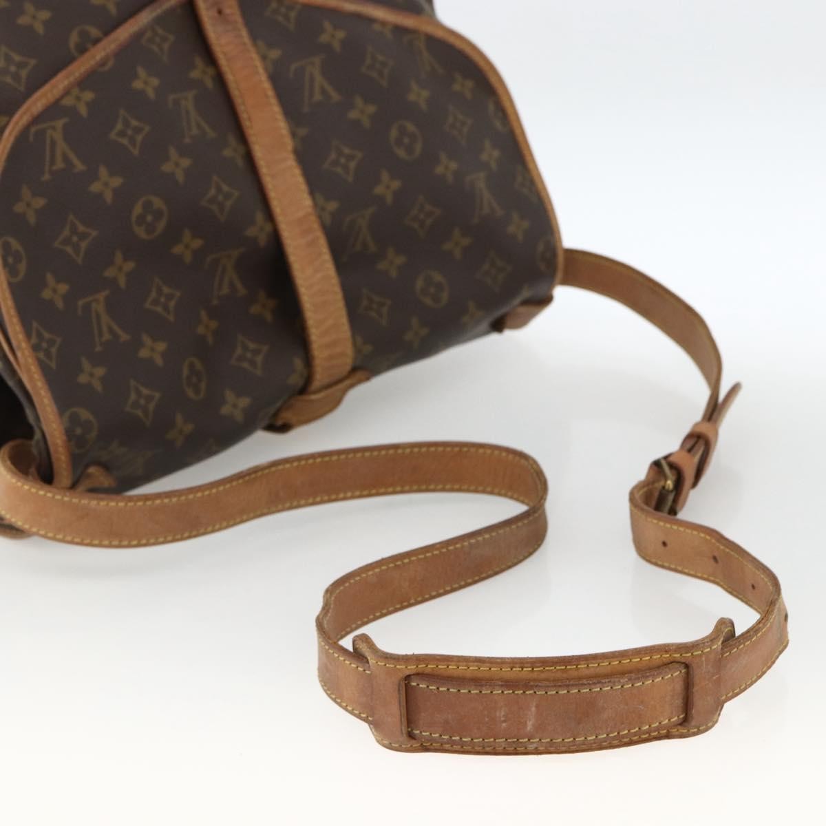Louis Vuitton Saumur Monogram Canvas Multicolour Canvas Shoulder Bag Bag (Pre-Owned)