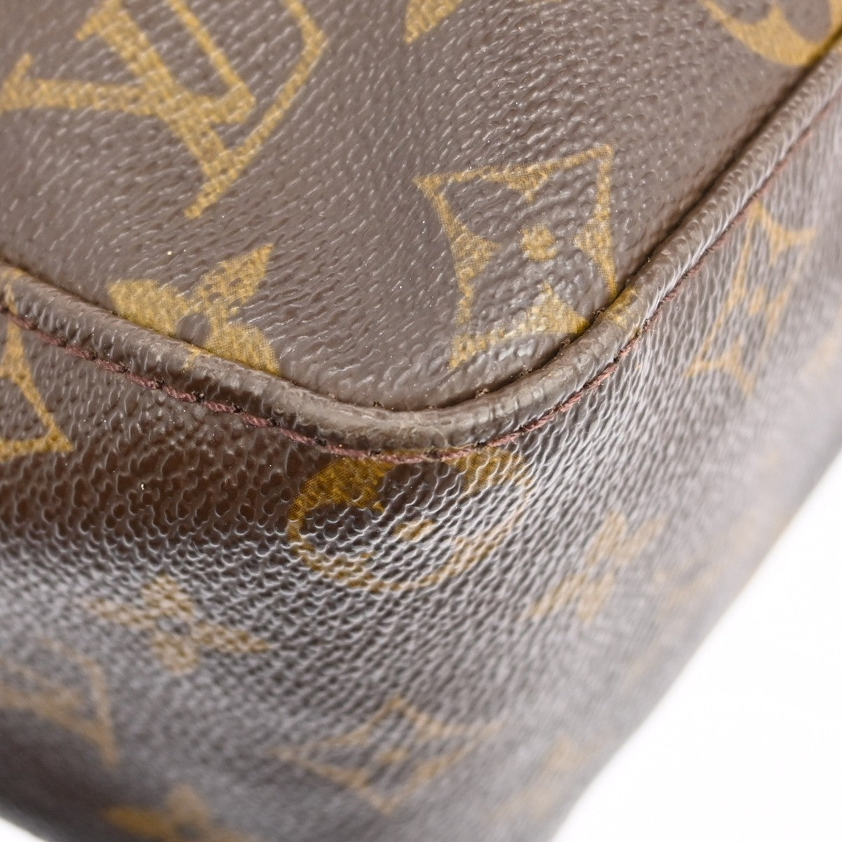 Louis Vuitton Looping Monogram Canvas Brown Canvas Handbag (Pre-Owned)