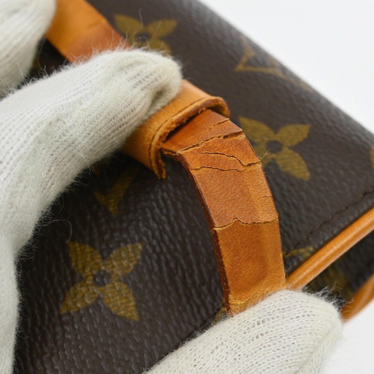 Louis Vuitton Florentine Pochette Monogram Canvas Brown Canvas Clutche & Pouche Bag (Pre-Owned)