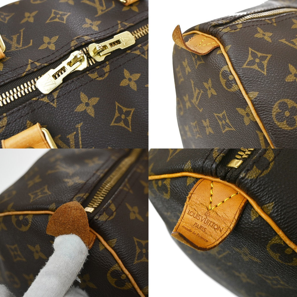 Louis Vuitton Keepall Monogram Brown Canvas Travel Bag Bag (Pre-Owned)