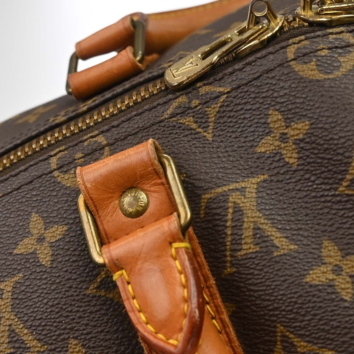 Louis Vuitton Keepall Monogram Canvas Brown Canvas Travel Bag Bag (Pre-Owned)