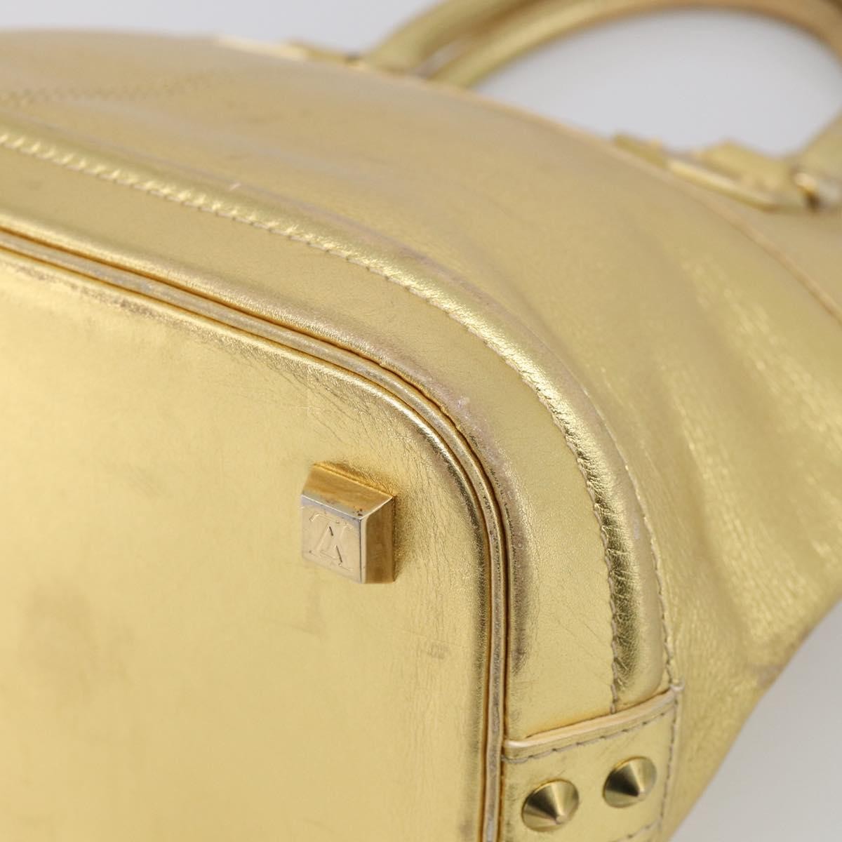 Louis Vuitton Suhali Lockit Leather Gold Leather Handbag (Pre-Owned)
