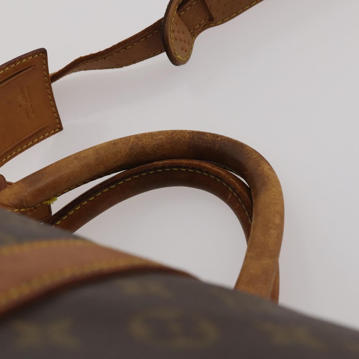 Louis Vuitton Keepall Bandouliere Monogram Canvas Brown Canvas Travel Bag Bag (Pre-Owned)