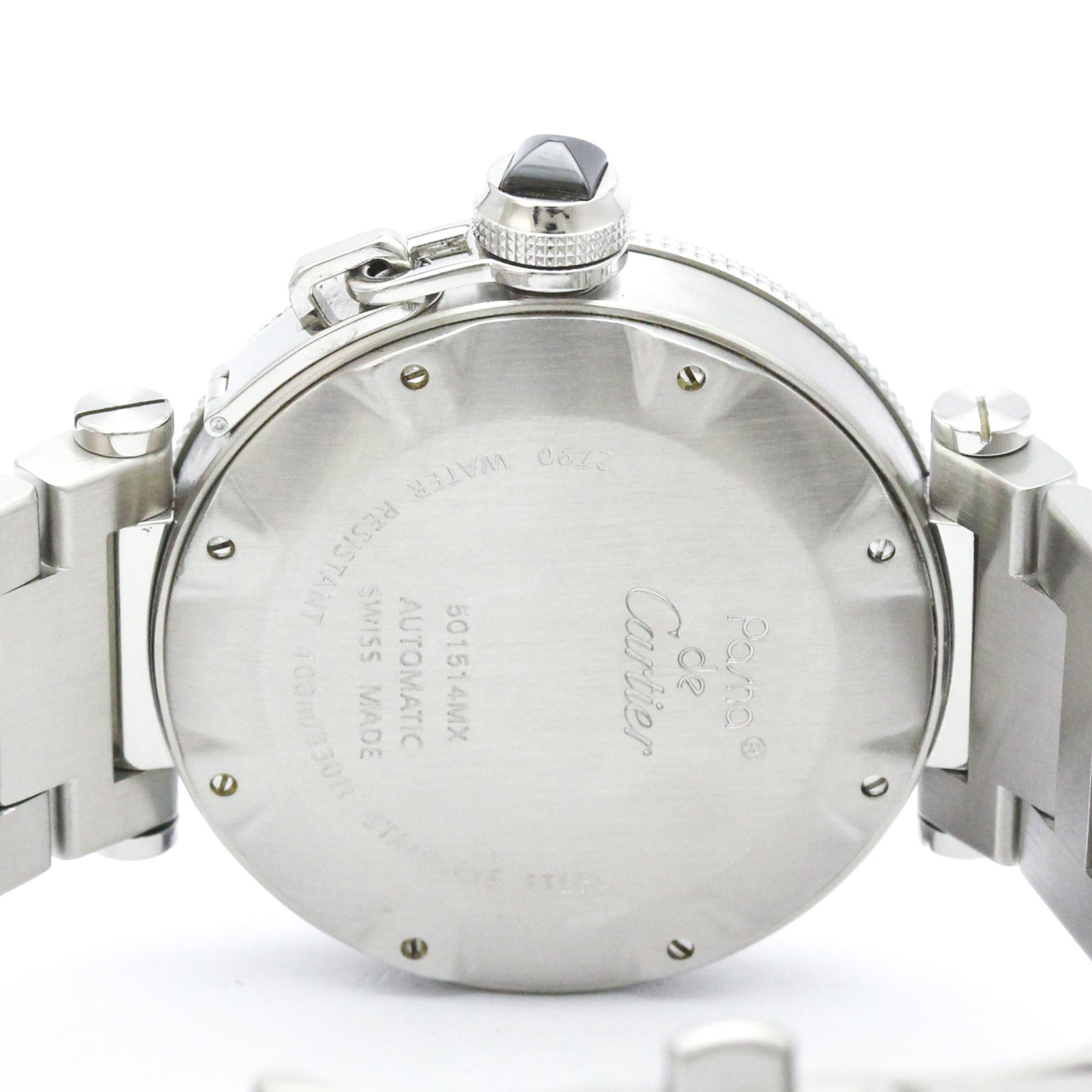 Cartier Pasha De Cartier Automatic Stainless Steel Watch (Pre-Owned)
