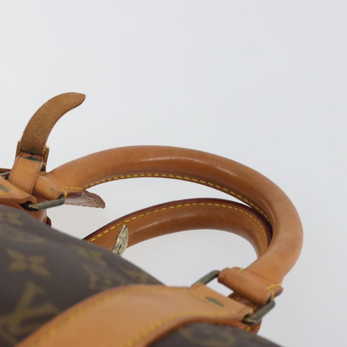 Louis Vuitton Keepall Monogram Brown Canvas Travel Bag Bag (Pre-Owned)