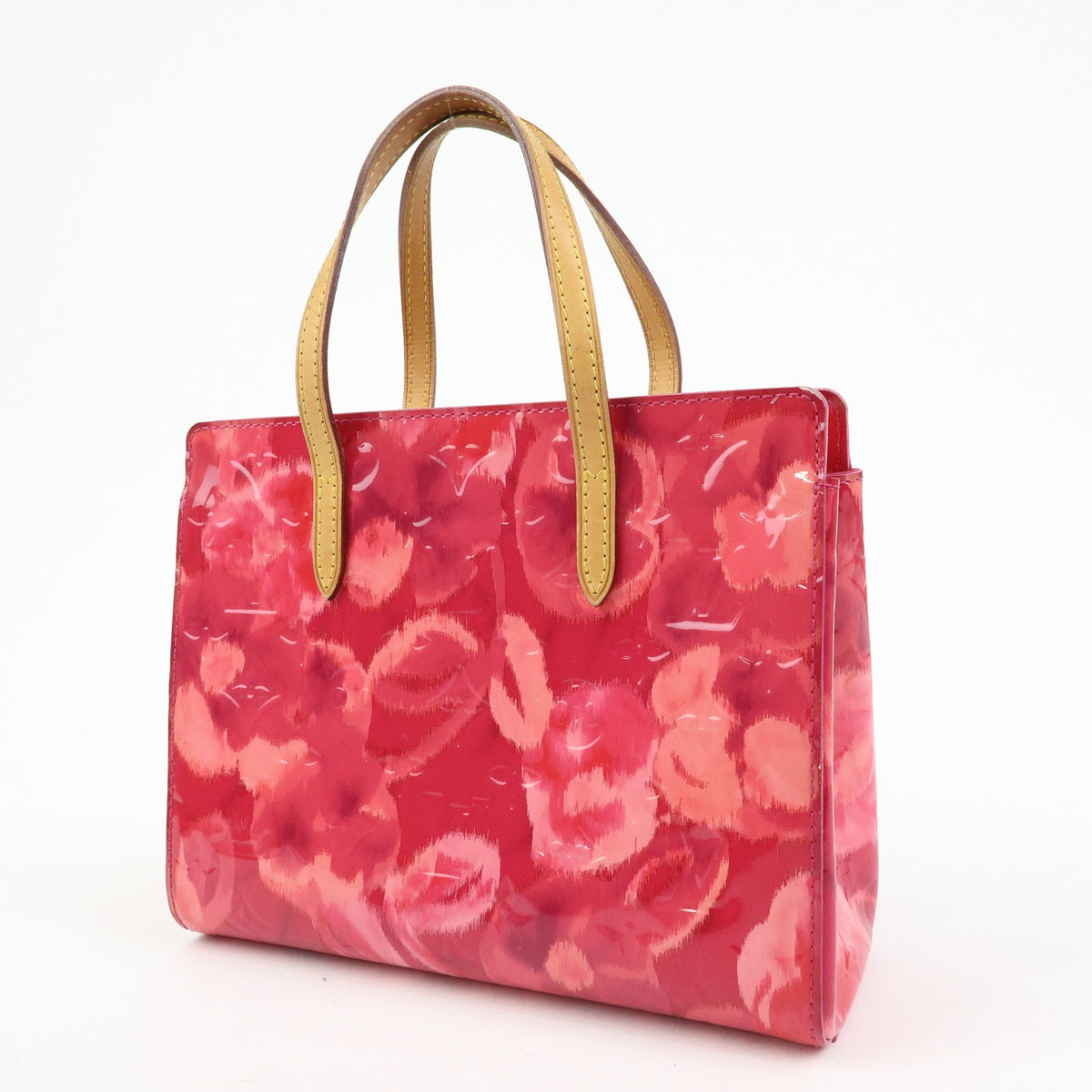 Louis Vuitton Catalina Limited Edition Monogram Vernis Ikat Pink Leather Handbag (Pre-Owned)