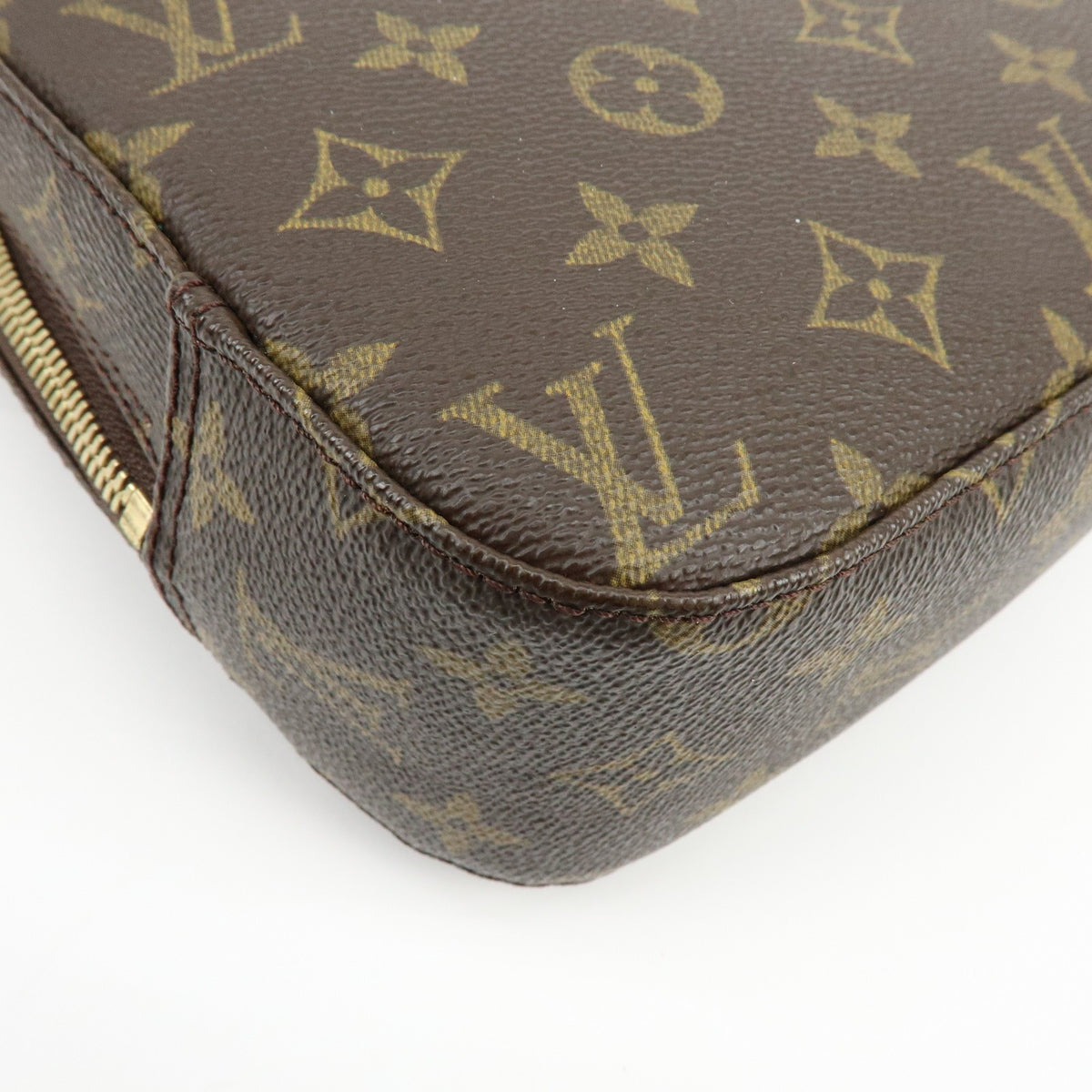 Louis Vuitton Spontini Monogram Canvas Brown Canvas Handbag (Pre-Owned)