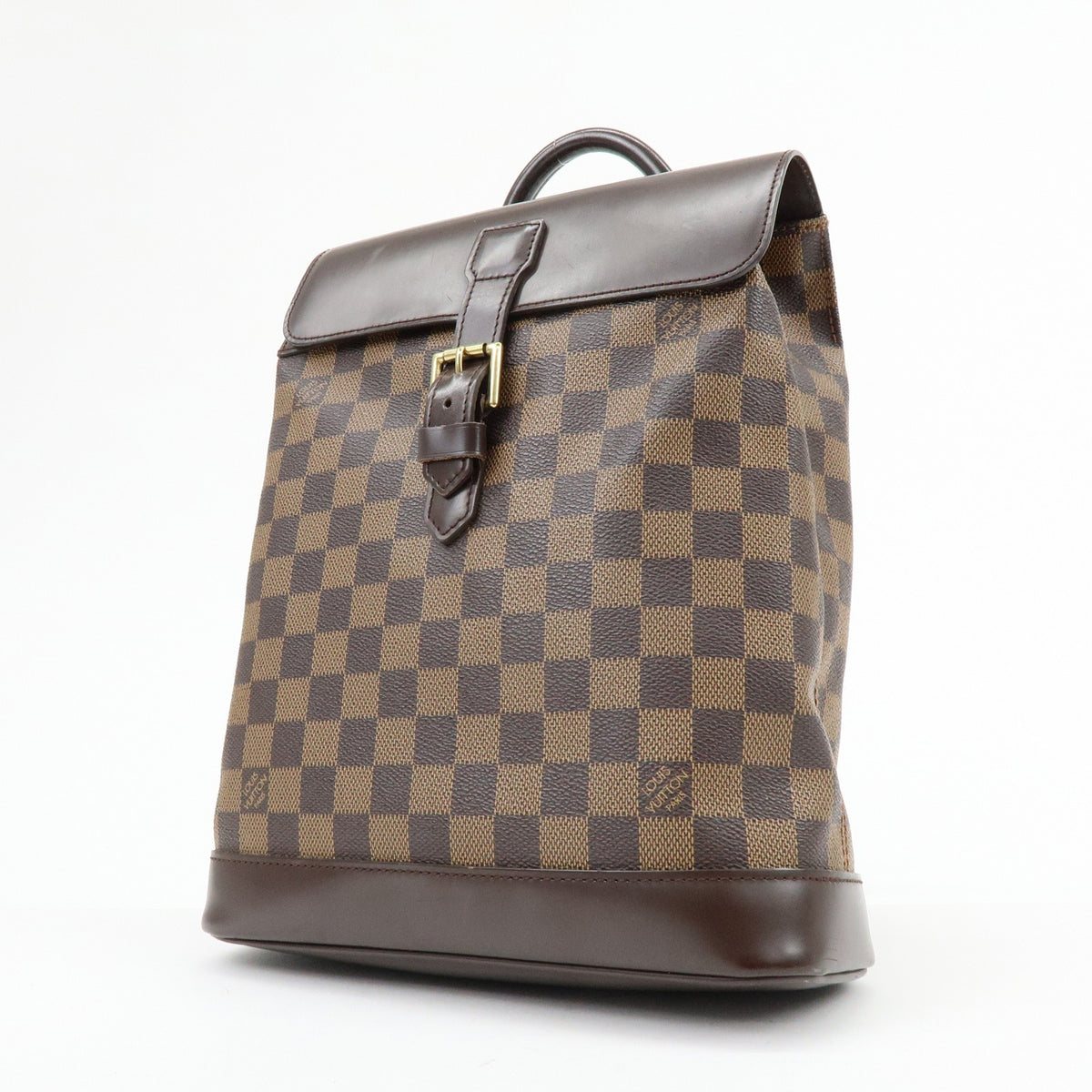 Louis Vuitton Soho Damier Brown Canvas Backpack Bag (Pre-Owned)