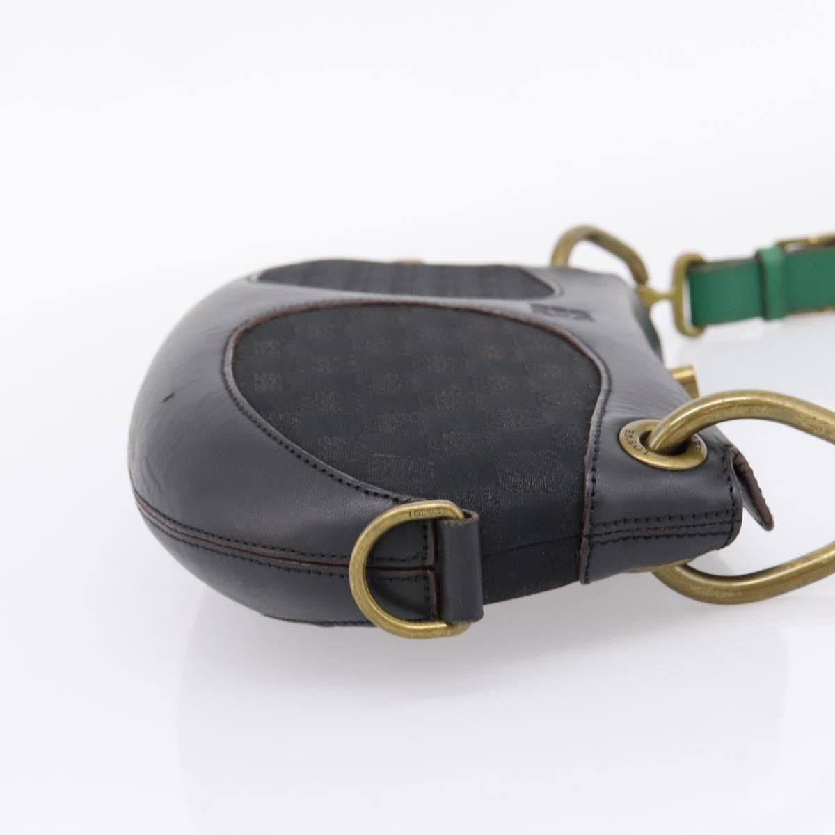 Loewe Vintage Leather Black Leather Shoulder Bag Bag (Pre-Owned)