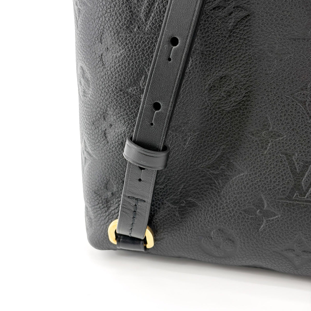 Louis Vuitton Montsouris Nm Monogram Empreinte Leather Black Leather Backpack Bag (Pre-Owned)