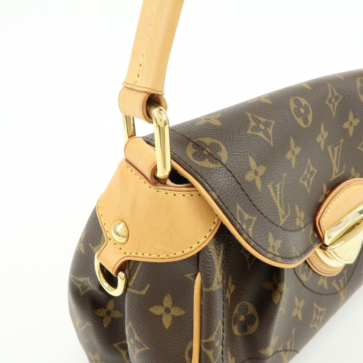 Louis Vuitton Beverly Monogram Canvas Brown Canvas Handbag (Pre-Owned)