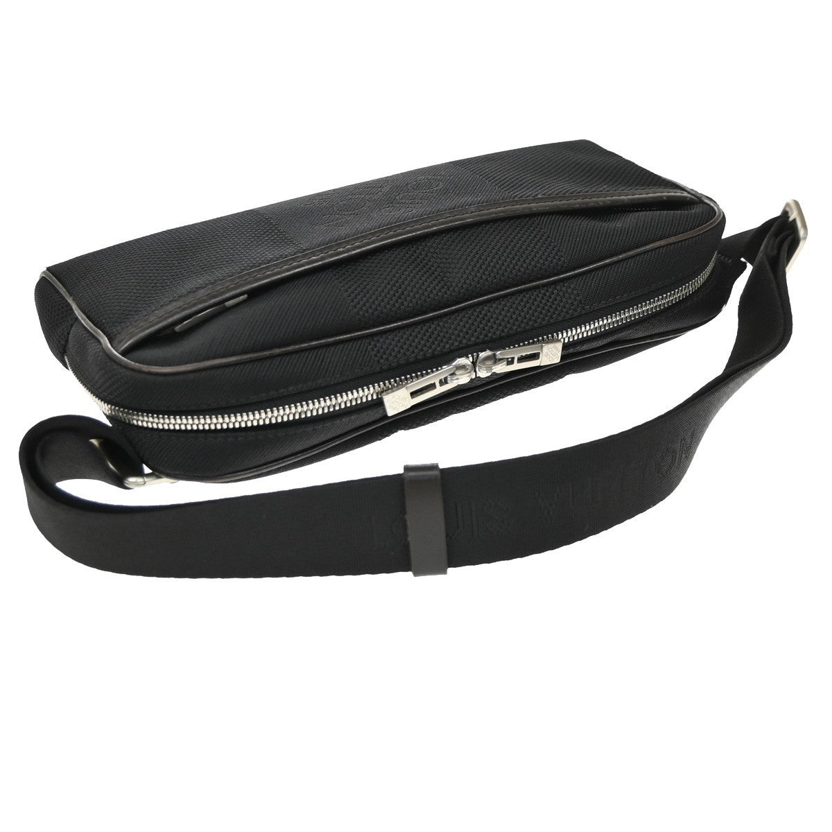 Louis Vuitton Acrobate Waist Damier Geant Canvas Black Canvas Handbag (Pre-Owned)